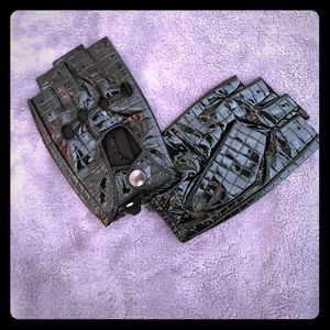 100% Yiseven Genuine Leather Fingerless Gloves